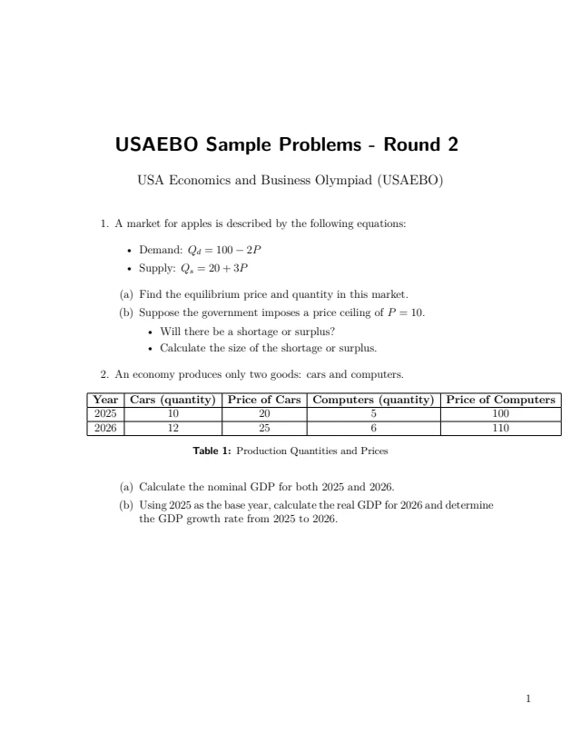 Official Round 2 samples · original first page