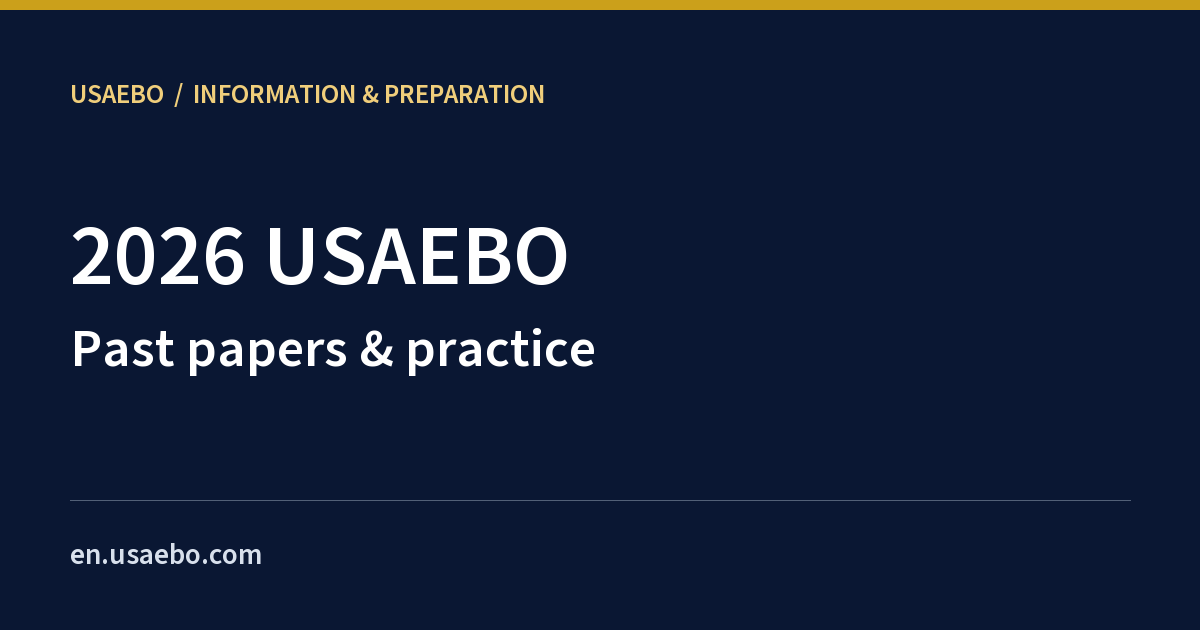 2026 USAEBO papers and practice guide cover